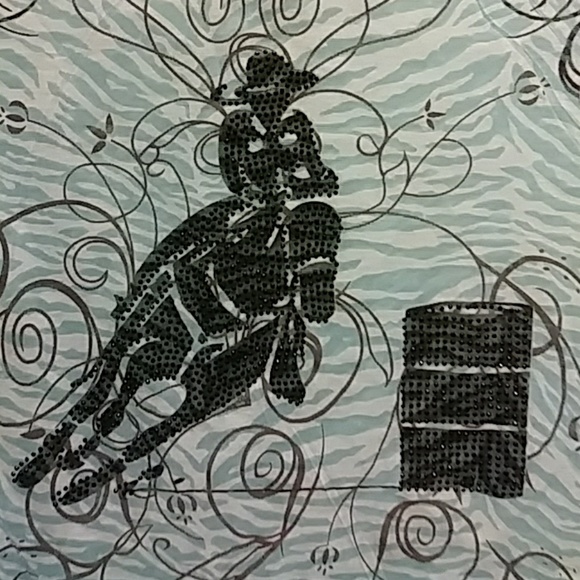 Atlas Bling Barrel Racer Burn-out Shirt - Picture 2 of 3